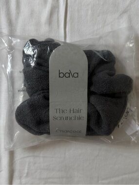 Bala charcoal hair scrunchie